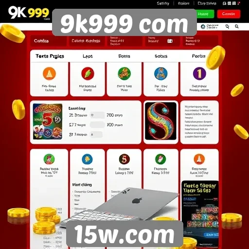 Análise das funcionalidades do site 9k999 com