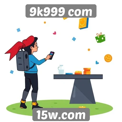 Experiência do usuário no site de jogos 9k999